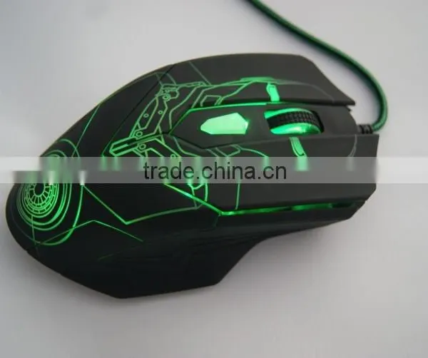 NEW High 2400DPI USB Wired Optical LED Gaming Mouse photo-2