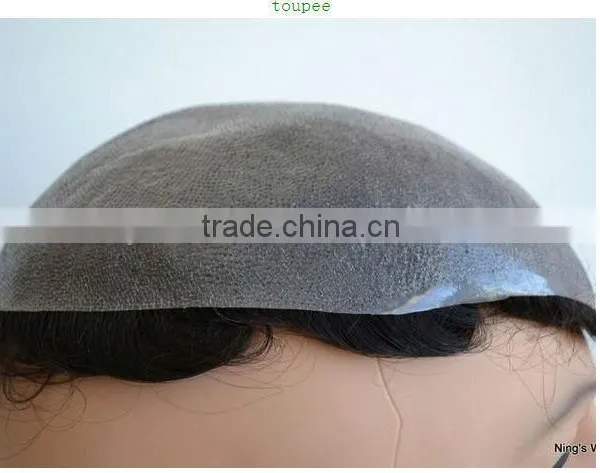Human Hair Wigs for Men High Quality Men's Toupee photo-4