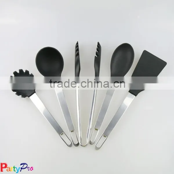 Partypro 2016 High Quality 5PC Set Silicone Kitchen Utensils With Stainless Steel Handle photo-6