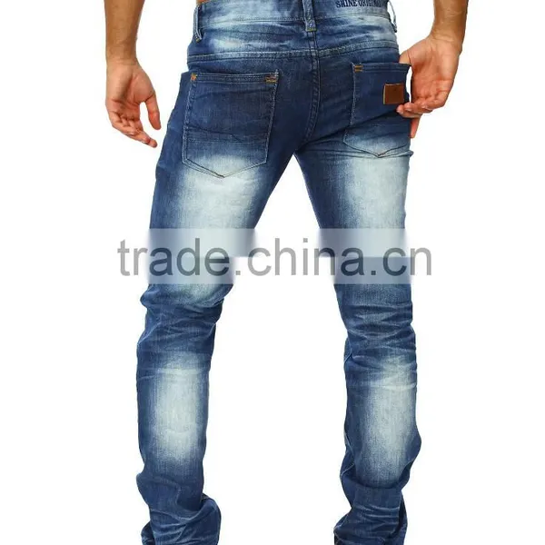 High Quality Wholesale Price Fashion Denim Jeans Straight Fit Jeans Men Jeans photo-3