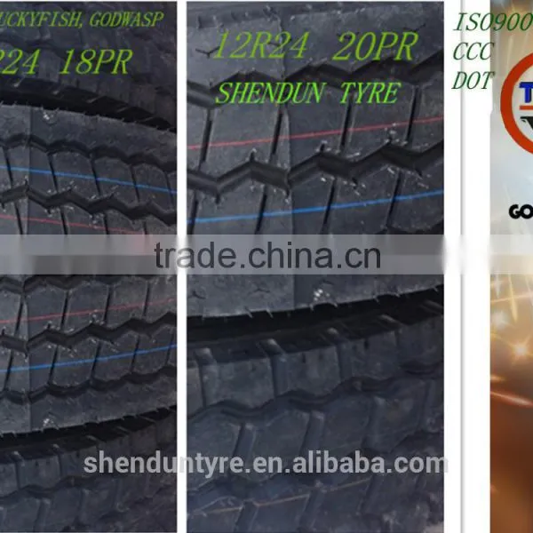 12.00R24 1200R24 1200-24 12R24 China Heavy Duty Truck Tyres