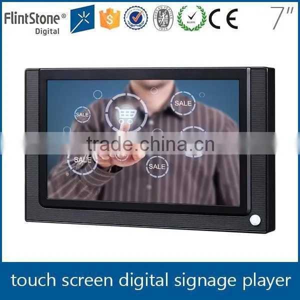 Flintstone 7 Inch AD736WPT Shenzhen Lcd Display Touch,lcd ad Player,monitor Touch Screen photo-5