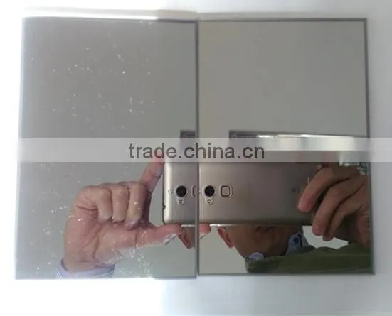 Tinted Silver Mirror Glass in Customer Size With Double Coated Paint photo-5