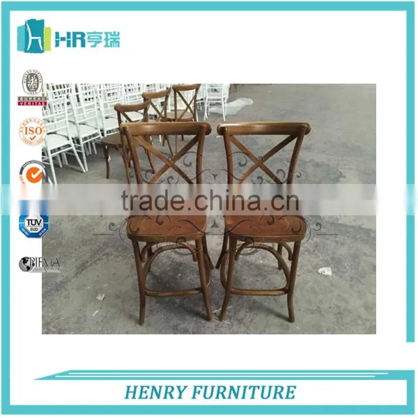 Beech Wood Cross Back Vineyard Chair For Dining Chair photo-4