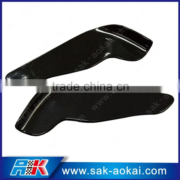 Carbon Fiber Front Bumper Splitter Wings Canards photo-3