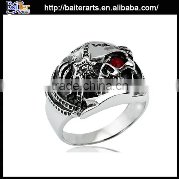 Fashion Cheap Titanium 316L Cheap Wholesale Men Stainless Steel Ring photo-6