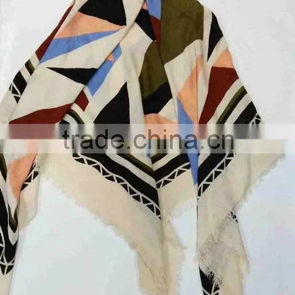 High Quality Fashion Lady Hot Sale Thick Poncho Knit Ponchos OEM Factory photo-2