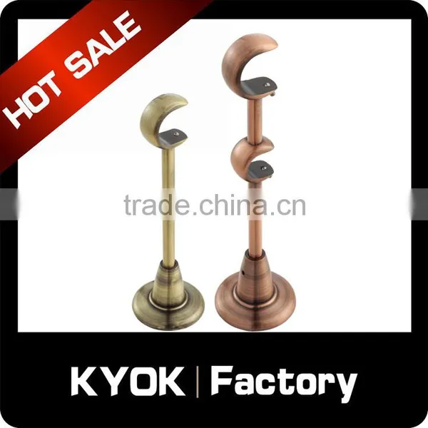 KYOK Cheap Metal Curtain Rod Bracket ,double Curtain Rod Bracket photo-3