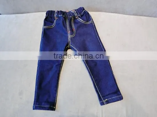High Quality Kid Child Clothes One Piece Cotton Children Jeans For Wholesale