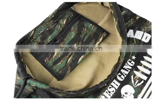 Fashion Cotton Drawstring Travel Bag photo-5