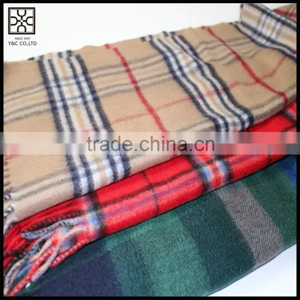 2015 New Design Mixed Color Wool Scarf With Fringe photo-6