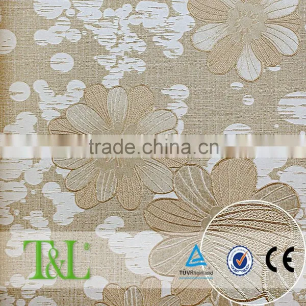 Beautiful Pink PVC Oriental Design Wallpaper photo-4