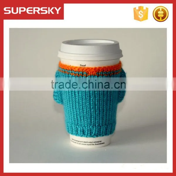 V-166 NBA Cute Coffe Hand Knitted Sleeve Cosy Cup Mug Sweater/coffee Sweater/cup Accessory photo-4