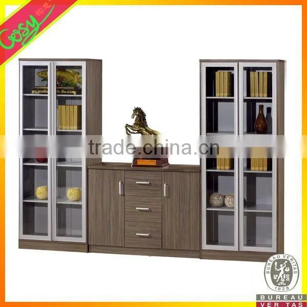 Fashionable Glass Door Office Filing Storage,file Cabinet