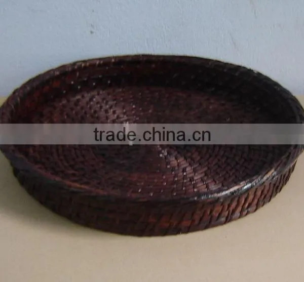 Round Rattan Tray photo-5