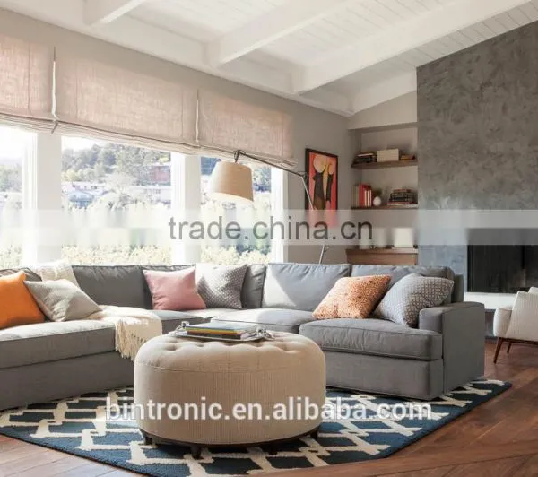 Bintronic Customized Product Electric System Roman Blinds Horizontal photo-6