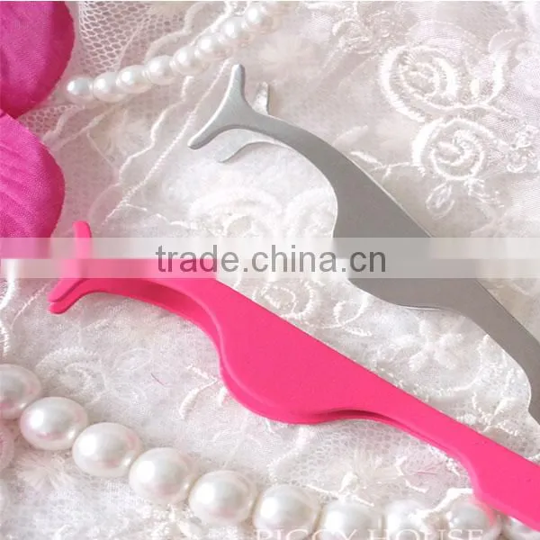 Fashionable Stainless Steel False Eyelash Applicator Extension Tweezer Eyelash Extension Kits photo-2