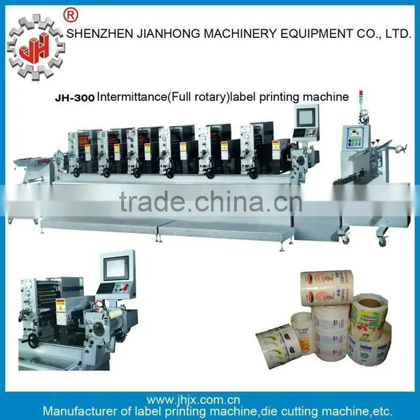 Super Speed Letterpress Intermittent Rotary Label Printing Machine
