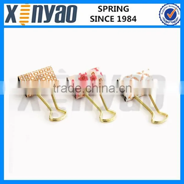 Logo Print Colorful Metal Binder Clips photo-5