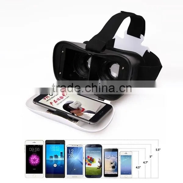 New Arrive 2016 vr Box Bulk 3d Glasses for Sale 5th vr Case 3D Movies Games Viewing Glasses For Cell Phone 4.7-6.0 Inch photo-5
