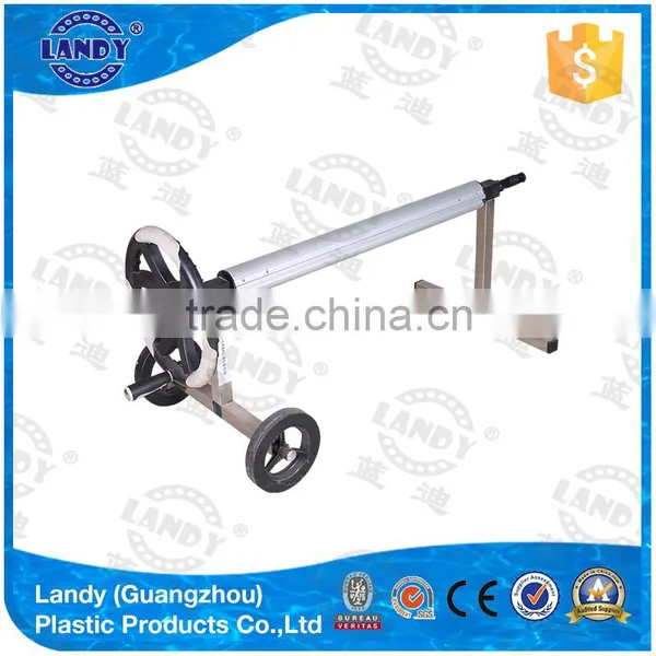 Hot Pool Cover Reel With Aluminum Frame With Buckles