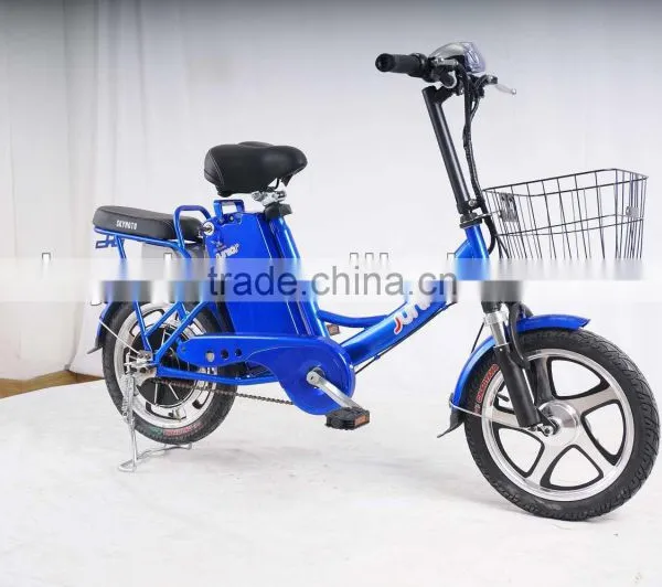 350W 36V 10AH Electric Bike With Pedals or Throttle Bar