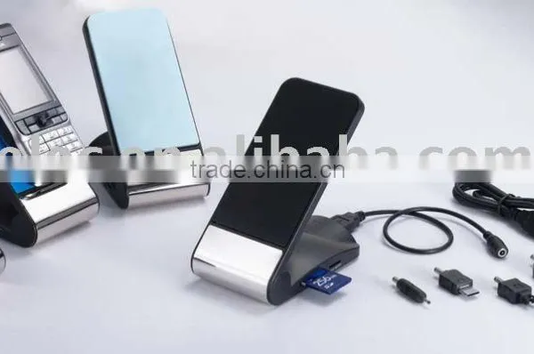 card reader with cell phone holder