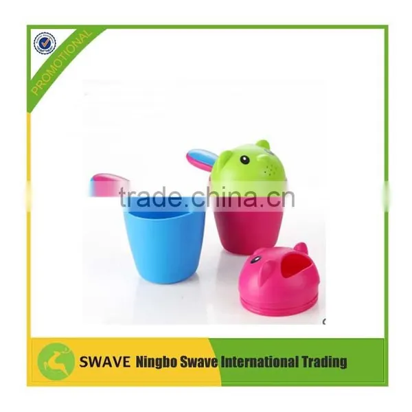 Lovely Bear Shape Bath Shampoo Rinse Cup for Child /Safe Plastic Child Wash Hair Cartoon Bath Shampoo Rinse Cup P76520 photo-5