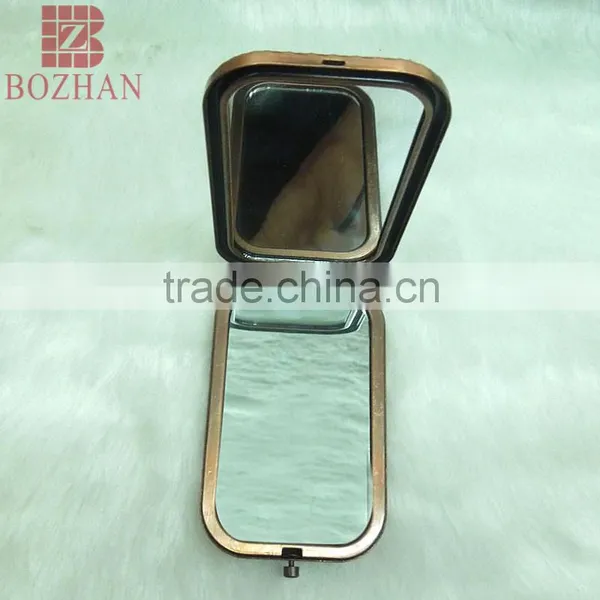 Metal Souvenir Peafowl Rhinestone Mirror/antique Peafowl Makeup Mirror/promotional Gift Peafowl Compact Mirror photo-5