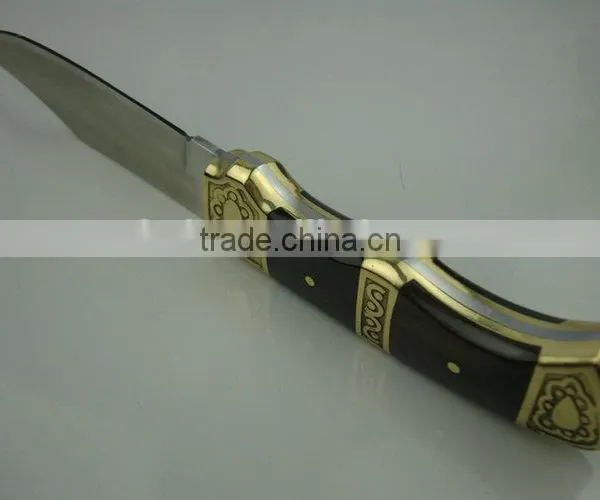 OEM Hunting Knife With Ebony/Brass Handle photo-2