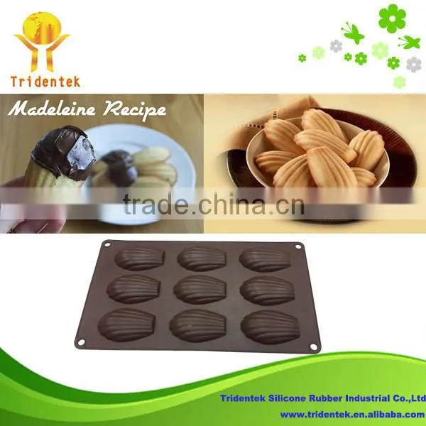 New Arriving!FDA LFGB Approved Madeleine Silicon Mould Cookies Molds photo-2
