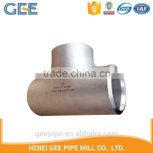 Stainless Steel Seamless Fittings Red Tee photo-6