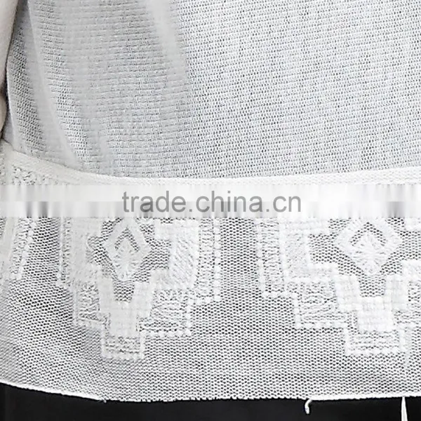 Women Full Embroidery Light Knit Blouse photo-4