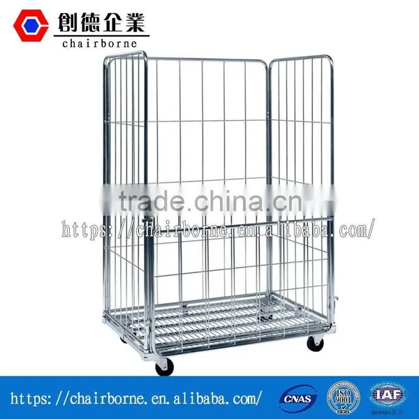 Steel Material Customized Industrial Rolling Wire Container photo-2