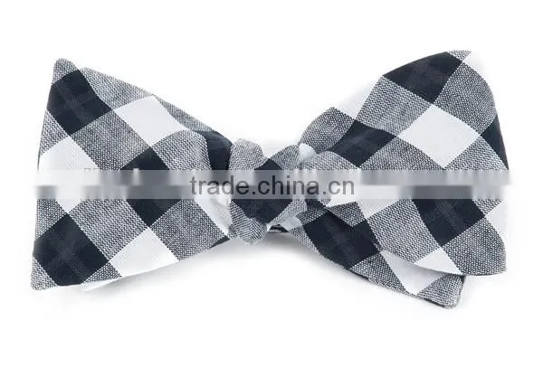 2016 Hot High Quality Best Cool Plaid Pattern Cotton Bow Tie for Boys photo-3