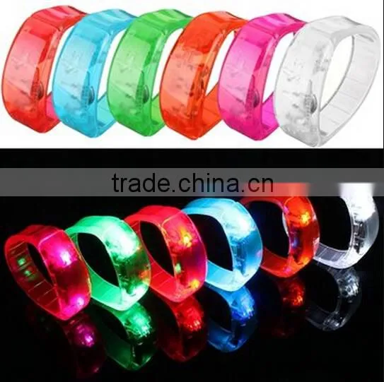 Light Glows Bracelet / Voice Control LED Wristbands / Flashing Led Wristbands photo-2