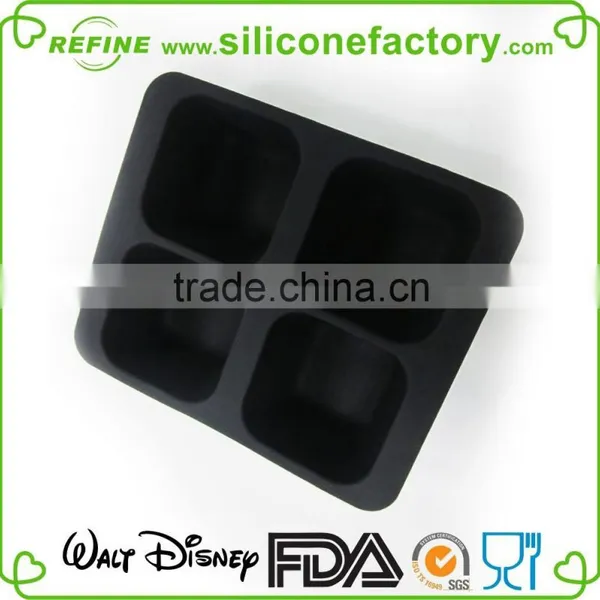 Traditional Simple 4 Grid no Abnormal Odor Silicone Bake Mould photo-4