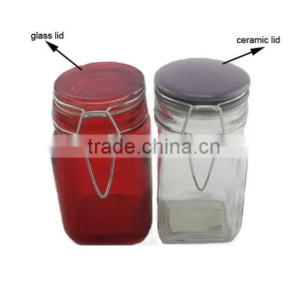 260ml Square Glass Containers for Honey With Seal Lid photo-2