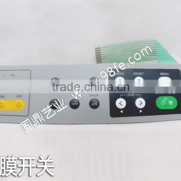 Membrane Switch Embossing Keypad With Tactile Effect LED Big Window photo-2