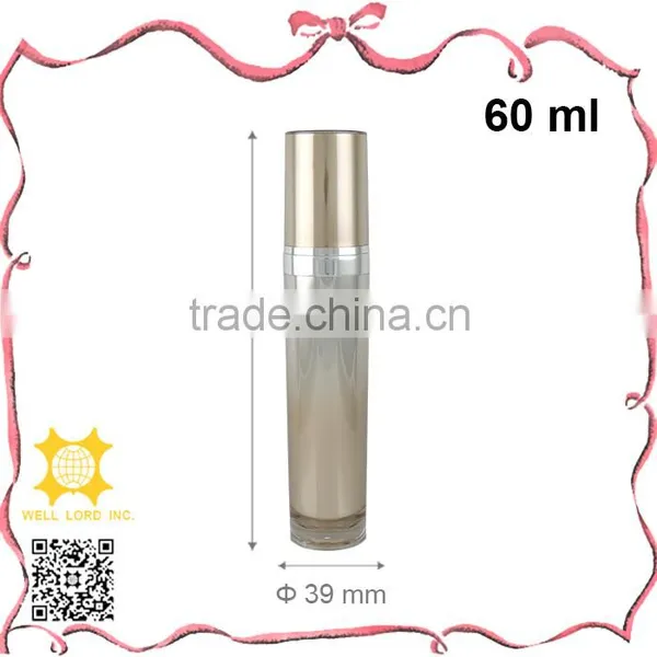 120ml Pretty Gold Hot Stamping Cylinder MS Lotion Pump photo-3