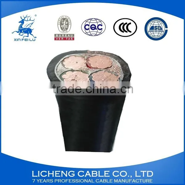 China Manufacturer 4 Core Power Cable 4x240mm2 Copper Insulated Electrical Power Cable photo-2