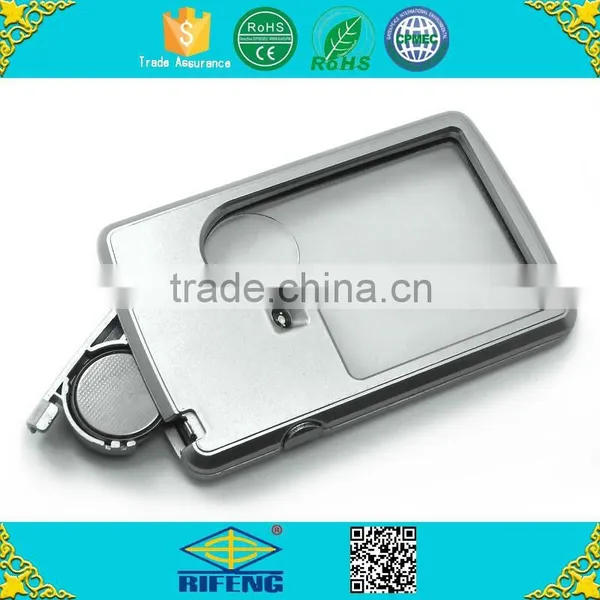 Factory Direct Sale Cheap Pocket Magnifying Glass With Led Illuminated Light photo-2