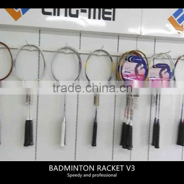 High Quality Badminton Racket With Carbon Fiber Material
