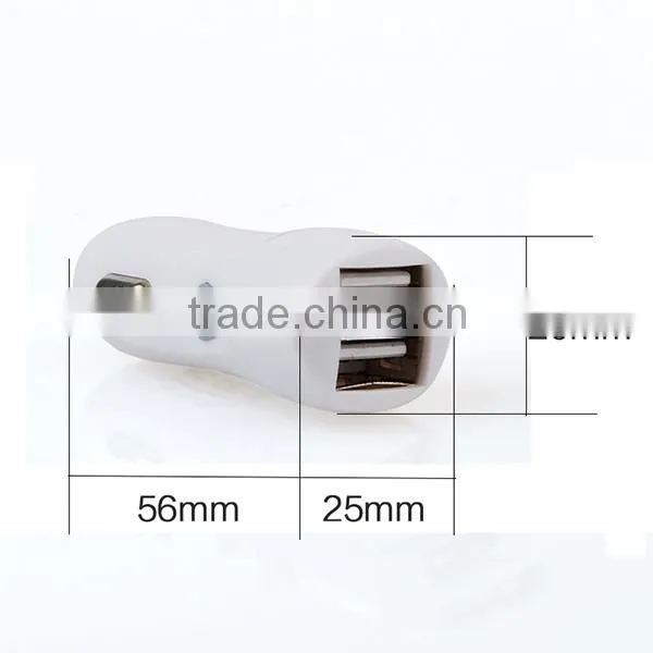Fast Charging Mini Dual USB Car Charger for Mobile Phone photo-5