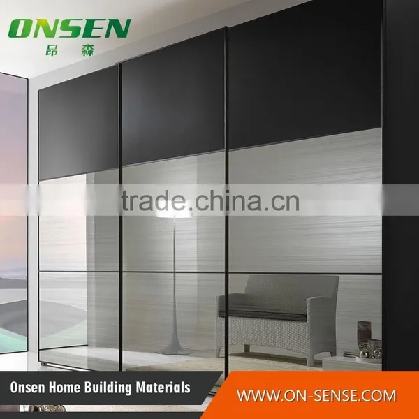 Modern High Gloss Bedroom Sliding Door Wardrobe photo-5