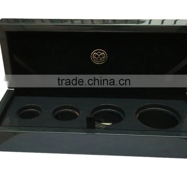 High Glossy Finish Wooden Coin Case for 4pcs of Coin With Romovable Wooden Tray photo-3