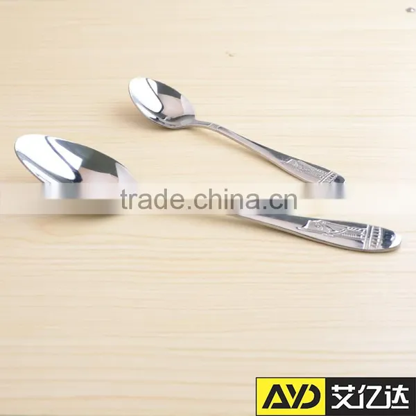 Food Grade! Stainless Steel Spoon and Fork Set