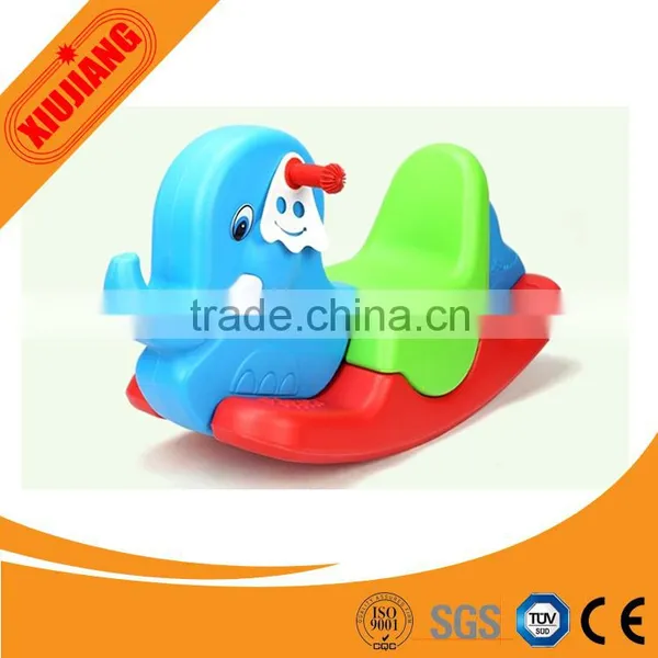 CE Approved Eco-friend Plastic Outdoor Rocking Horse for Kids photo-4
