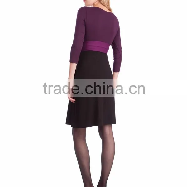 Feminine Fashion Maternity Prom Dresses High Waist Design photo-3