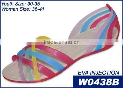Transparent PVC Jelly Wedge Sandals